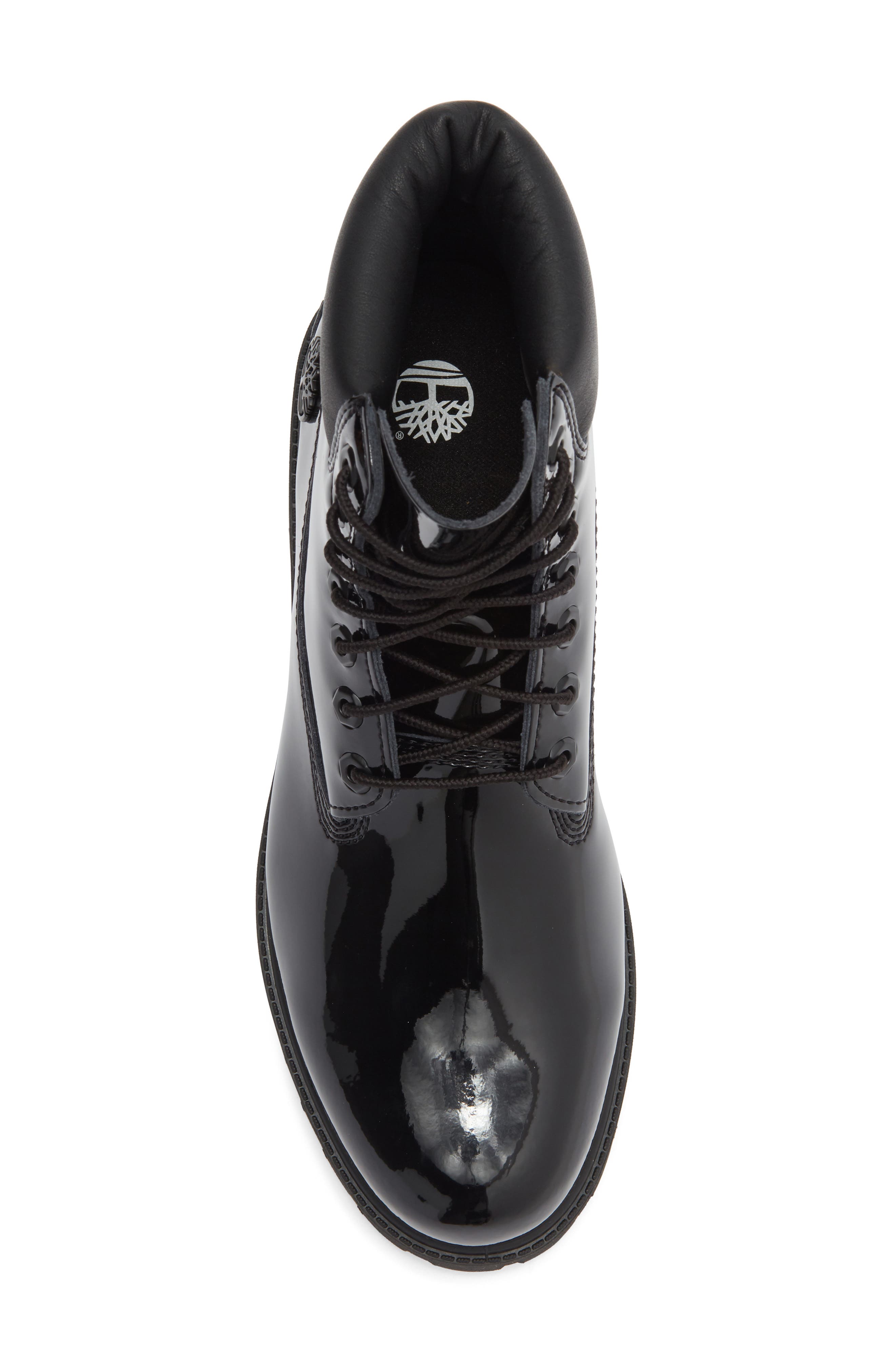 Timberland Premium 6-Inch Waterproof Patent Boot, Alternate, color, Black Patent Leather