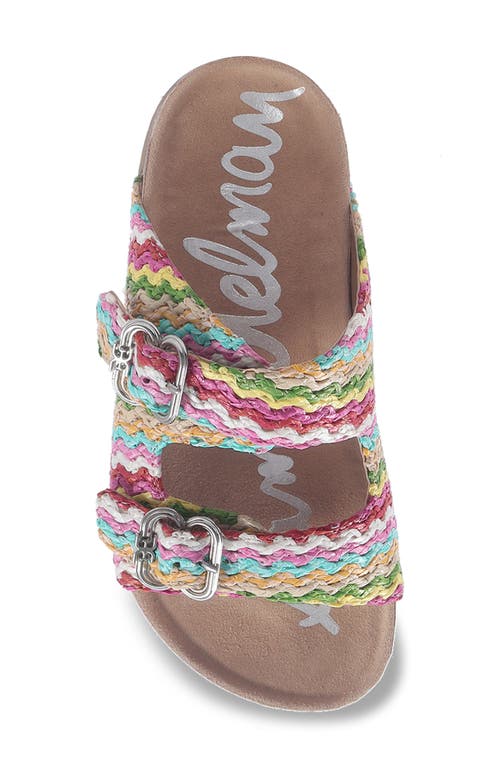 Sam Edelman Little And Big Girls Kenzie Silas Double-strap Sandals In Pink Multi