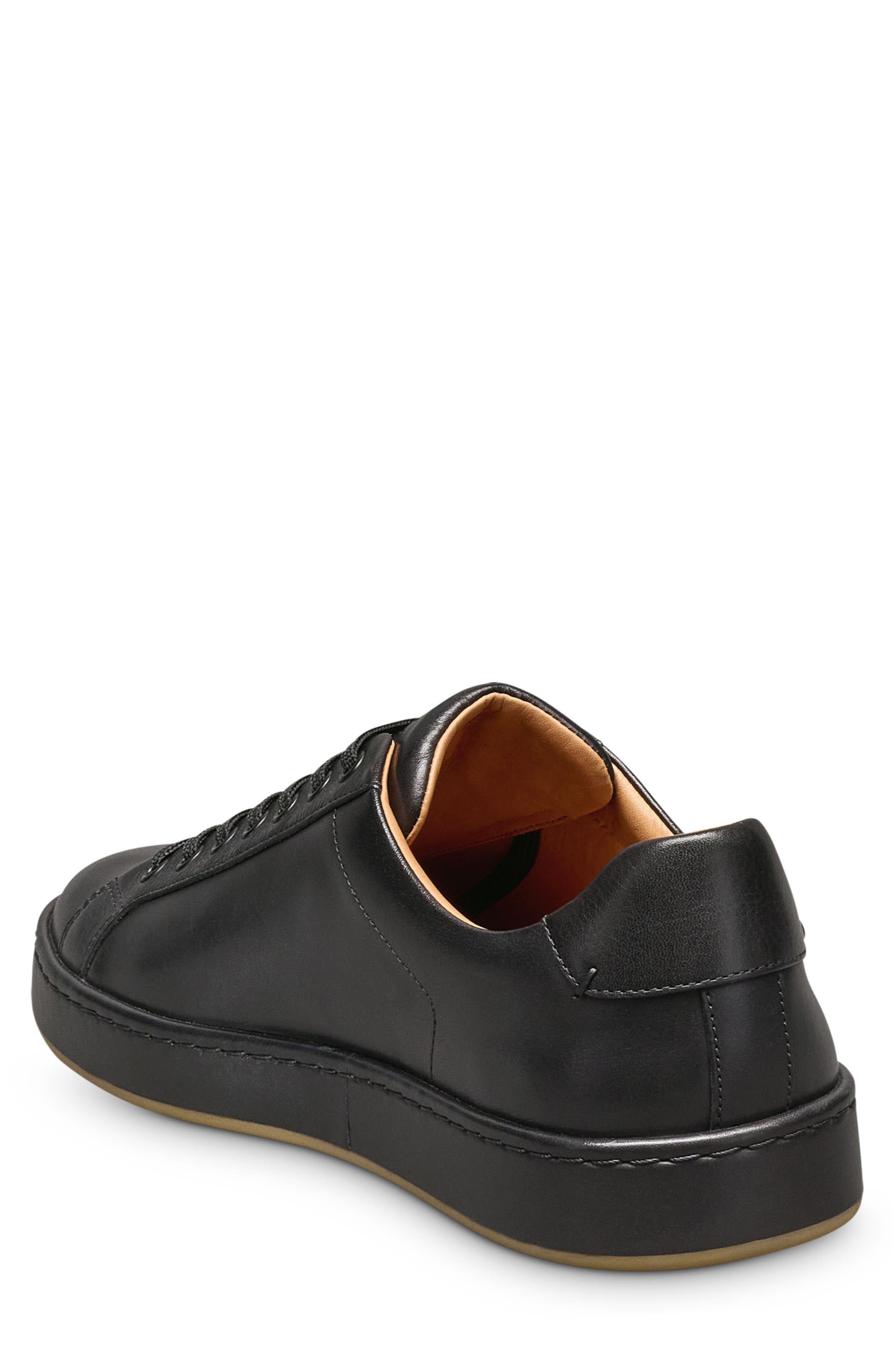 Allen Edmonds Barnes Low Top Sneaker, Alternate, color, Black