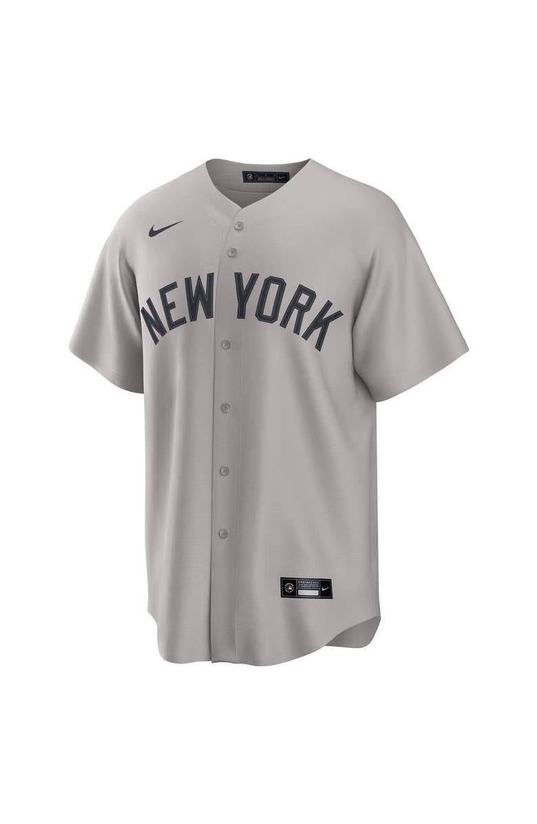 Nike Men's Nike Aaron Judge Gray New York Yankees Alternate Replica 2.0 Player Jersey, Alternate, color,