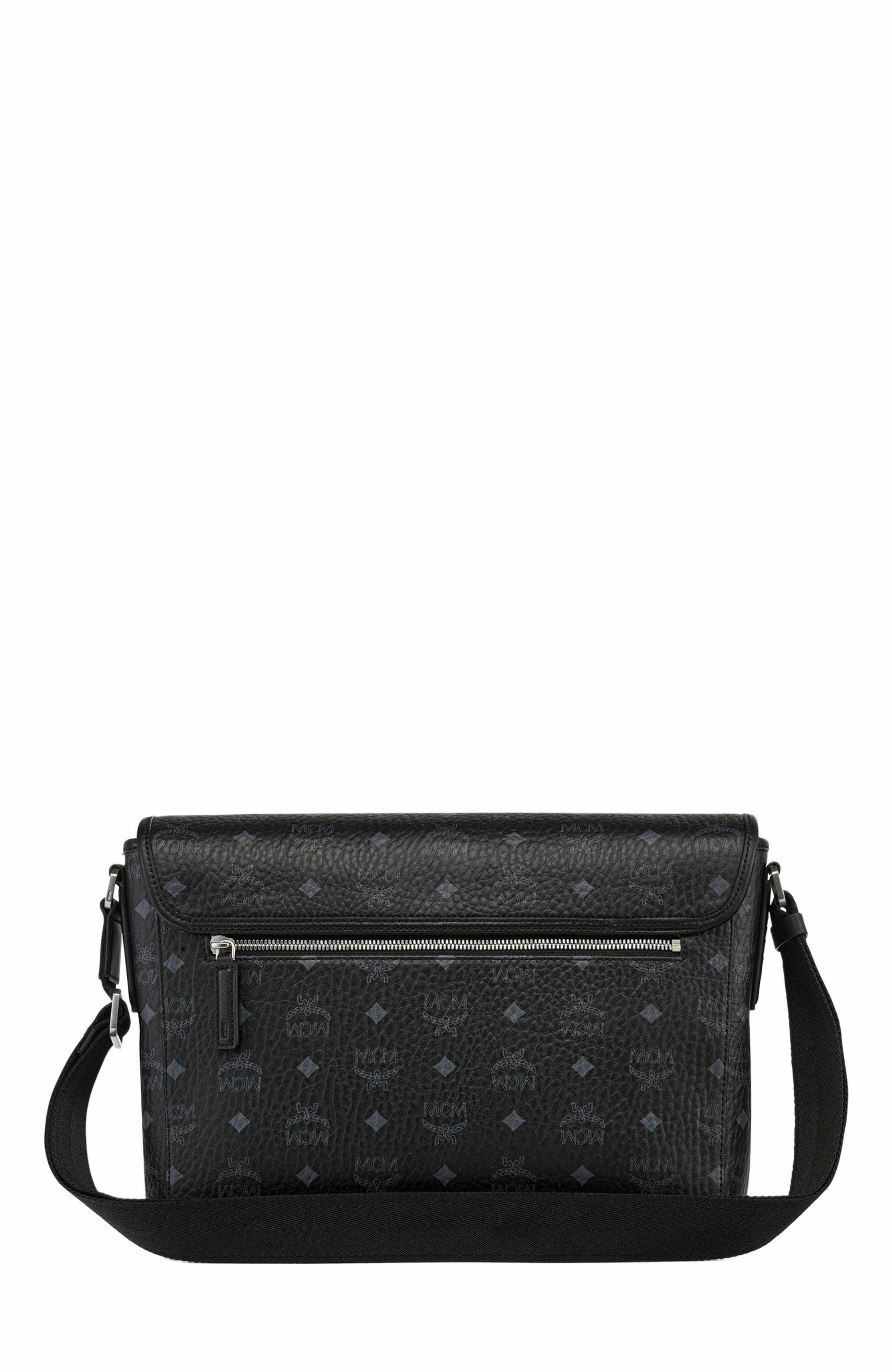 MCM Aren Messenger in Visetos, Alternate, color, 