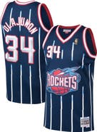 Mitchell & Ness Men's Mitchell & Ness Hakeem Olajuwon Navy Houston Rockets 1996/97 Hardwood Classics Swingman Jersey