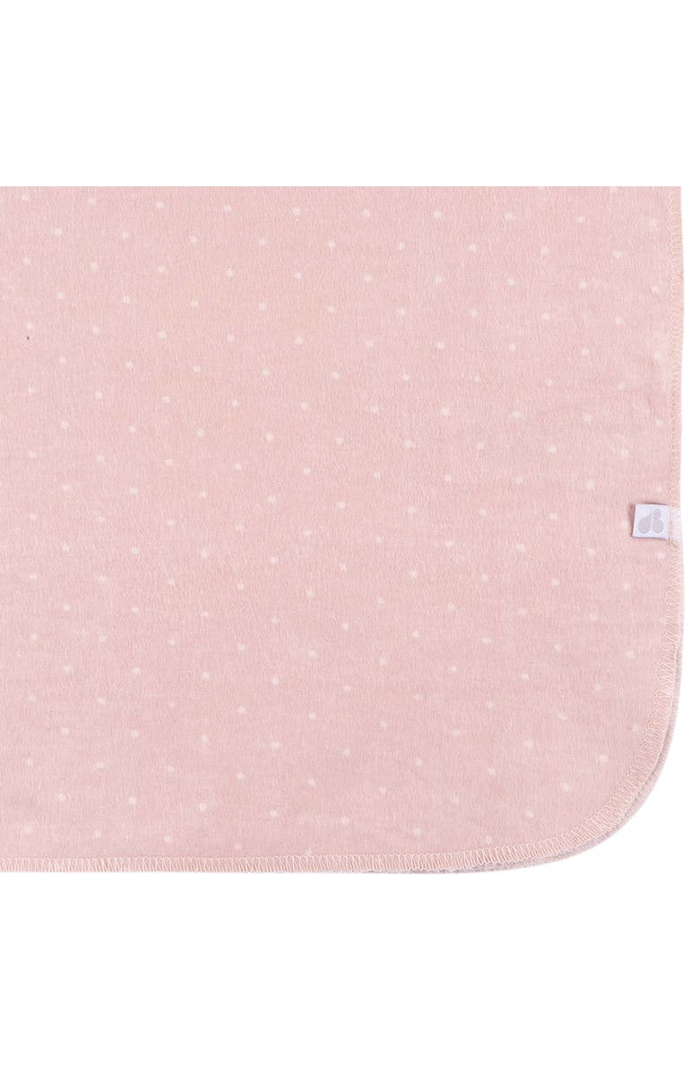 Just Born Pink Cotton Flannel Swaddles 4-Pack, Alternate, color, Floral