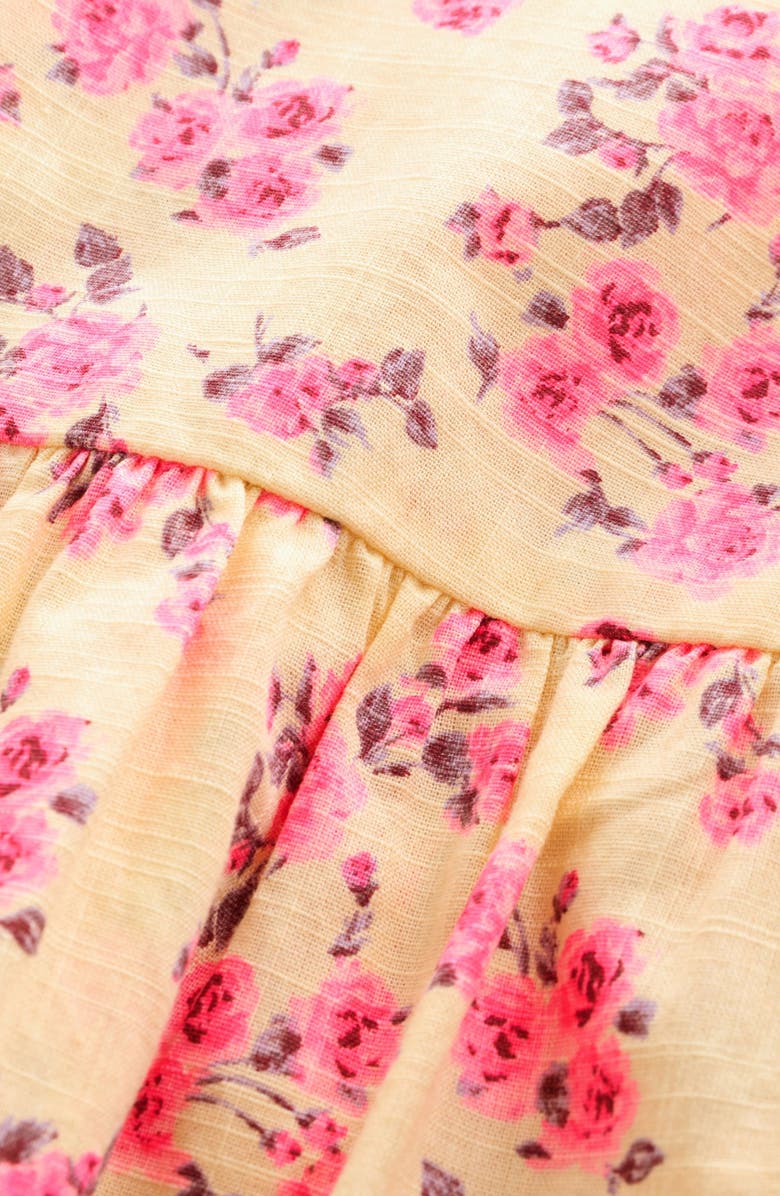 NEXT Kids' Ditsy Cotton Dress, Alternate, color, Yellow