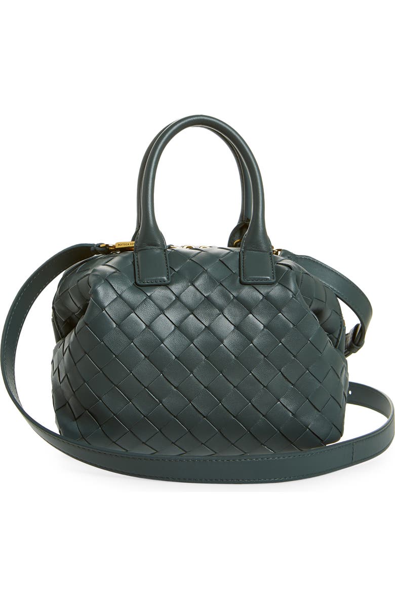 Bottega Veneta Mini Bauletto Intreciatto Lambskin Leather Handbag, Alternate, color,