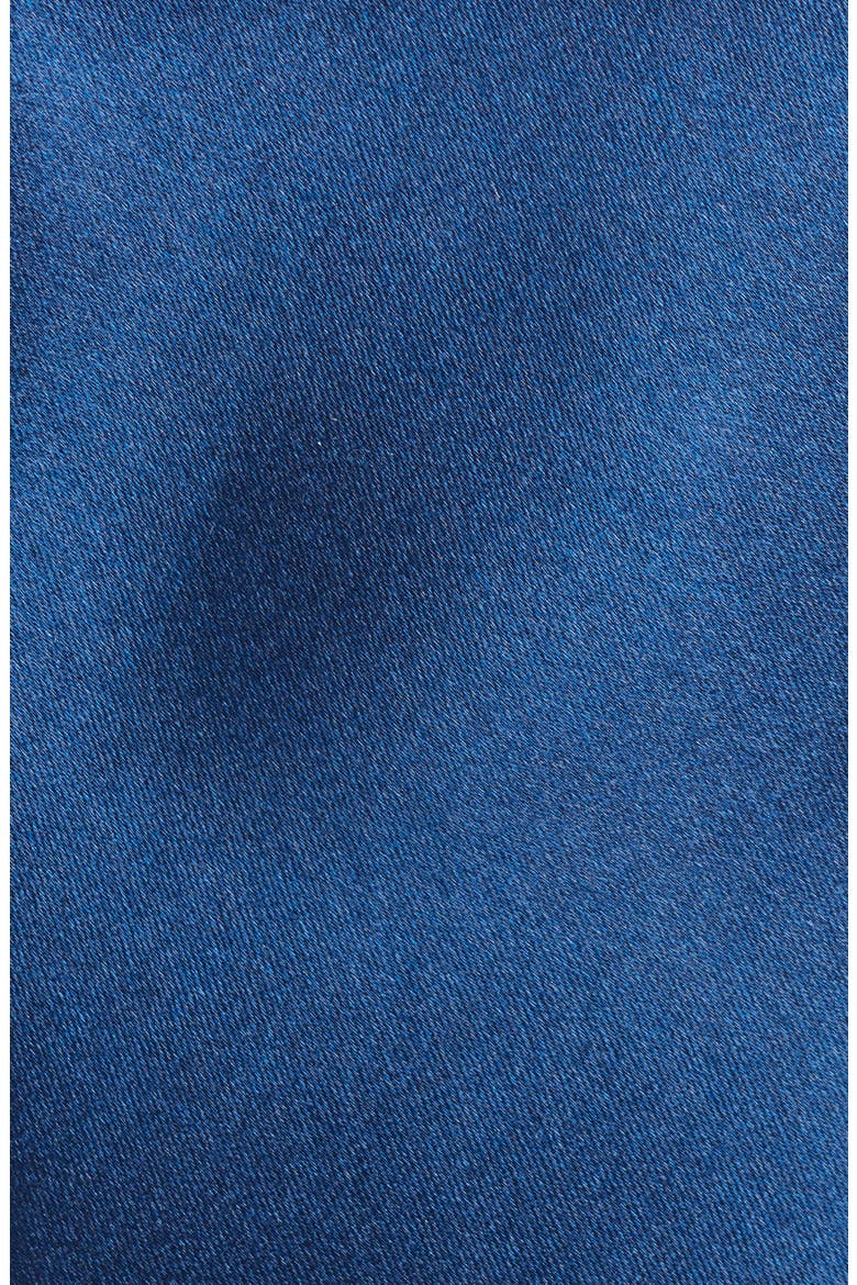 Anthony Solid Silk Tie, Alternate, color, NAVY