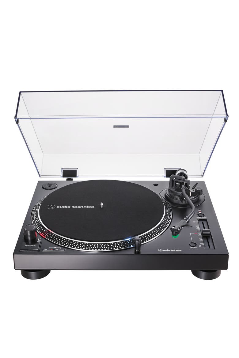 AT-LP120XUSB Direct-Drive 3-Speed Turntable with USB Output, Main, color, Black
