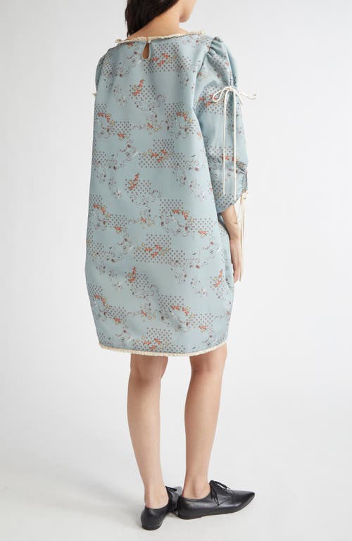 MERUERT TOLEGEN MERUERT TOLEGEN FLORAL PRINT TAFFETA MINIDRESS 