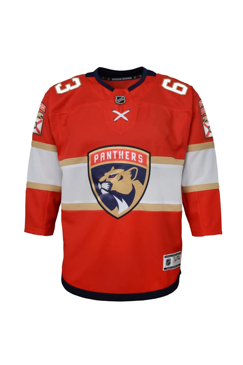 Youth Outerstuff Brad Marchand Red Florida Panthers Premier Player Jersey, Alternate, color, Red