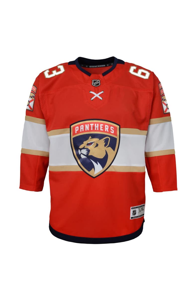 Outerstuff Youth Outerstuff Brad Marchand Red Florida Panthers Premier Player Jersey, Alternate, color, Red