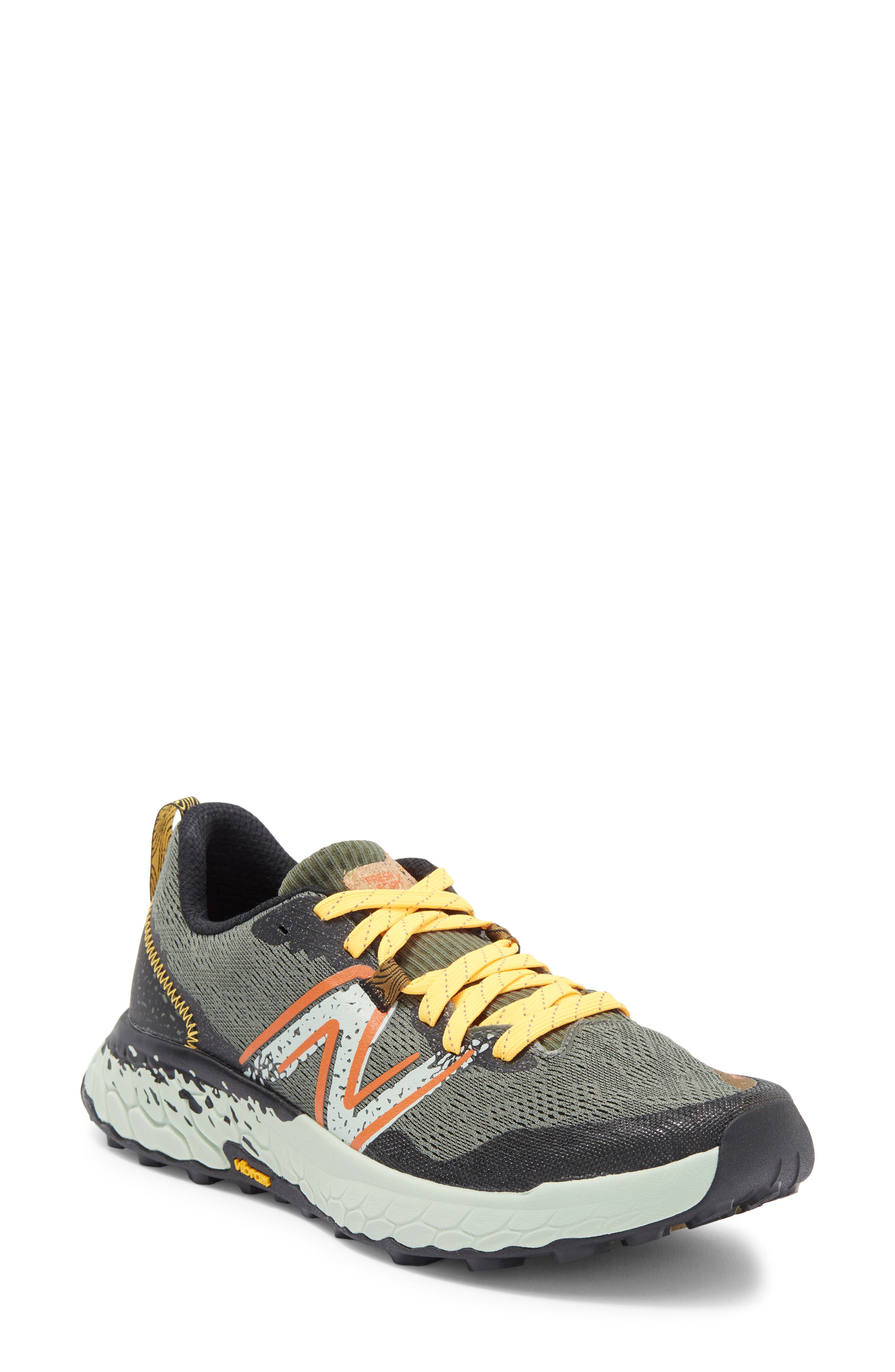New Balance Fresh Foam X Hierro V7 Trail Running Shoe, Main, color, Deep Olive Green/ Black