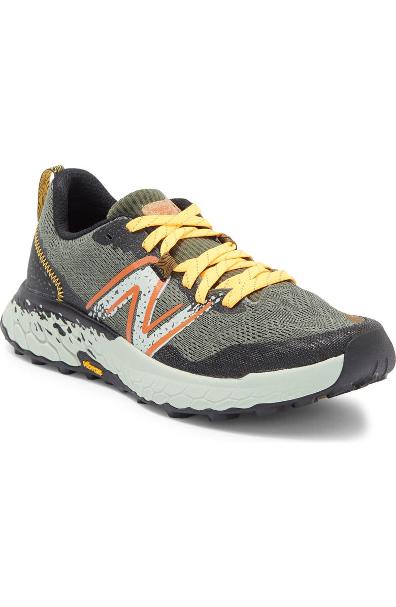New Balance Fresh Foam X Hierro V7 Trail Running Shoe, Main, color, Deep Olive Green/ Black