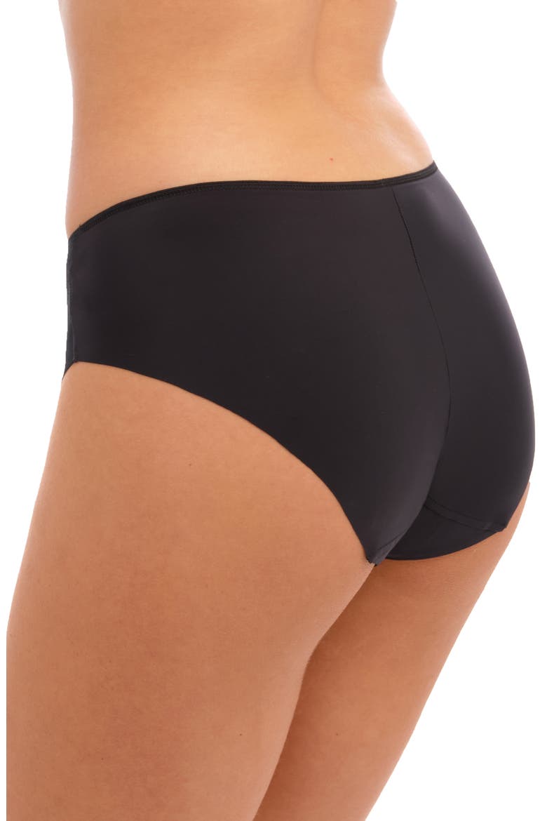 Illusion Full Figure Mesh Briefs, Alternate, color, BLACK
