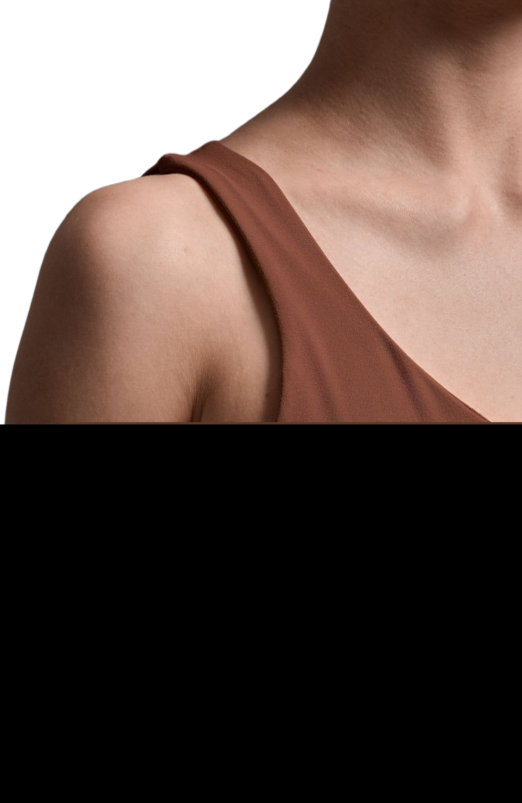 2XU Fluid Longline Bra, Alternate, color, Sepia/Sepia