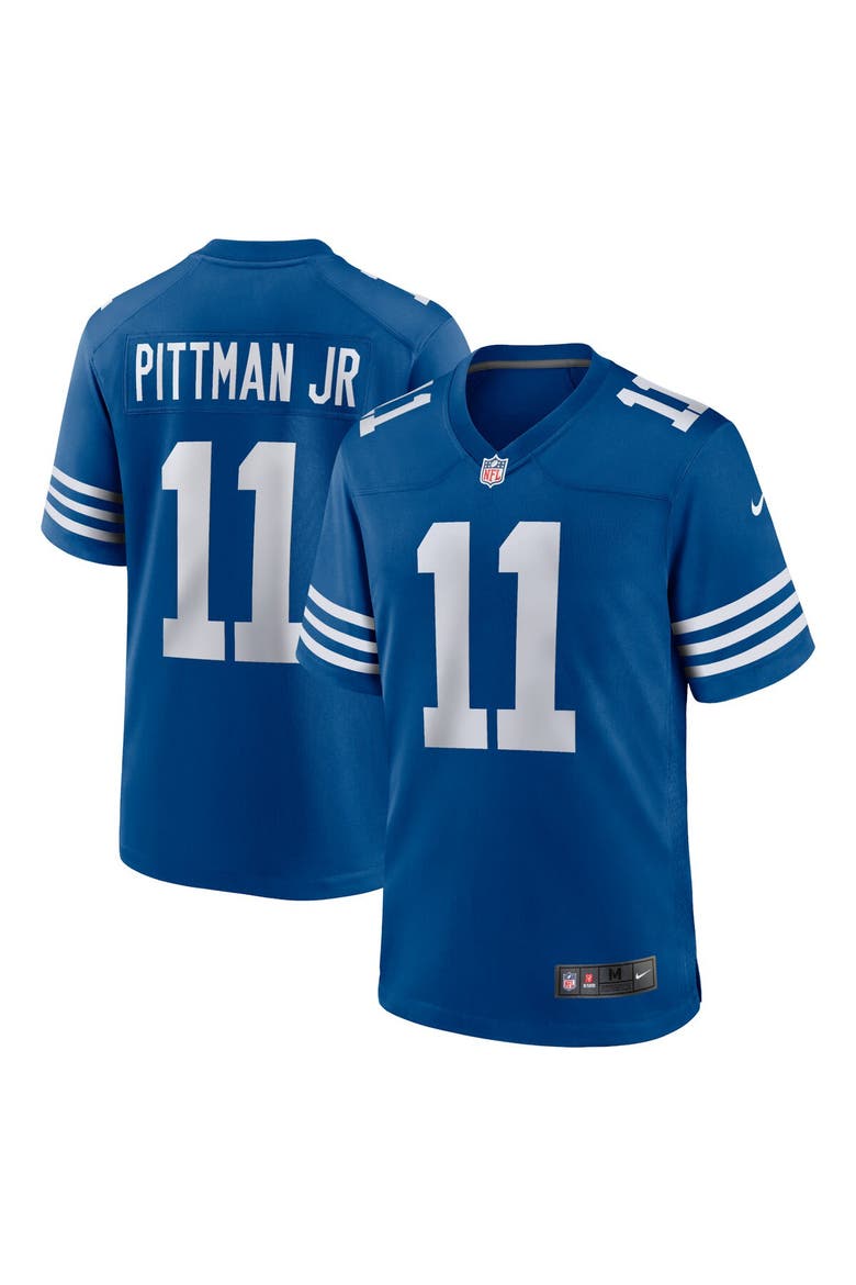 Men's Nike Michael Pittman Jr. Royal Indianapolis Colts Alternate Game Jersey, Alternate, color, Royal