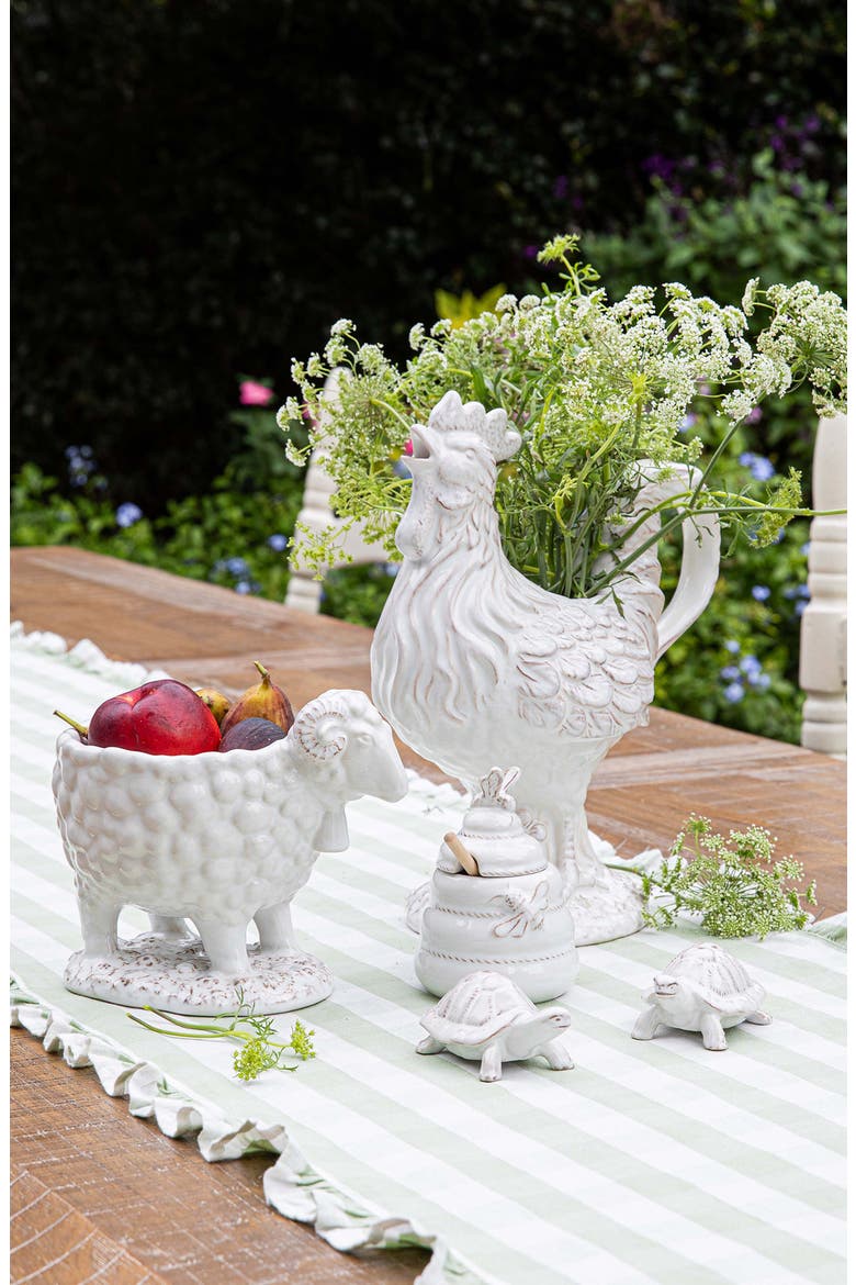 Renoir Ram Ceramic Serving Bowl, Alternate, color, WHITEWASH