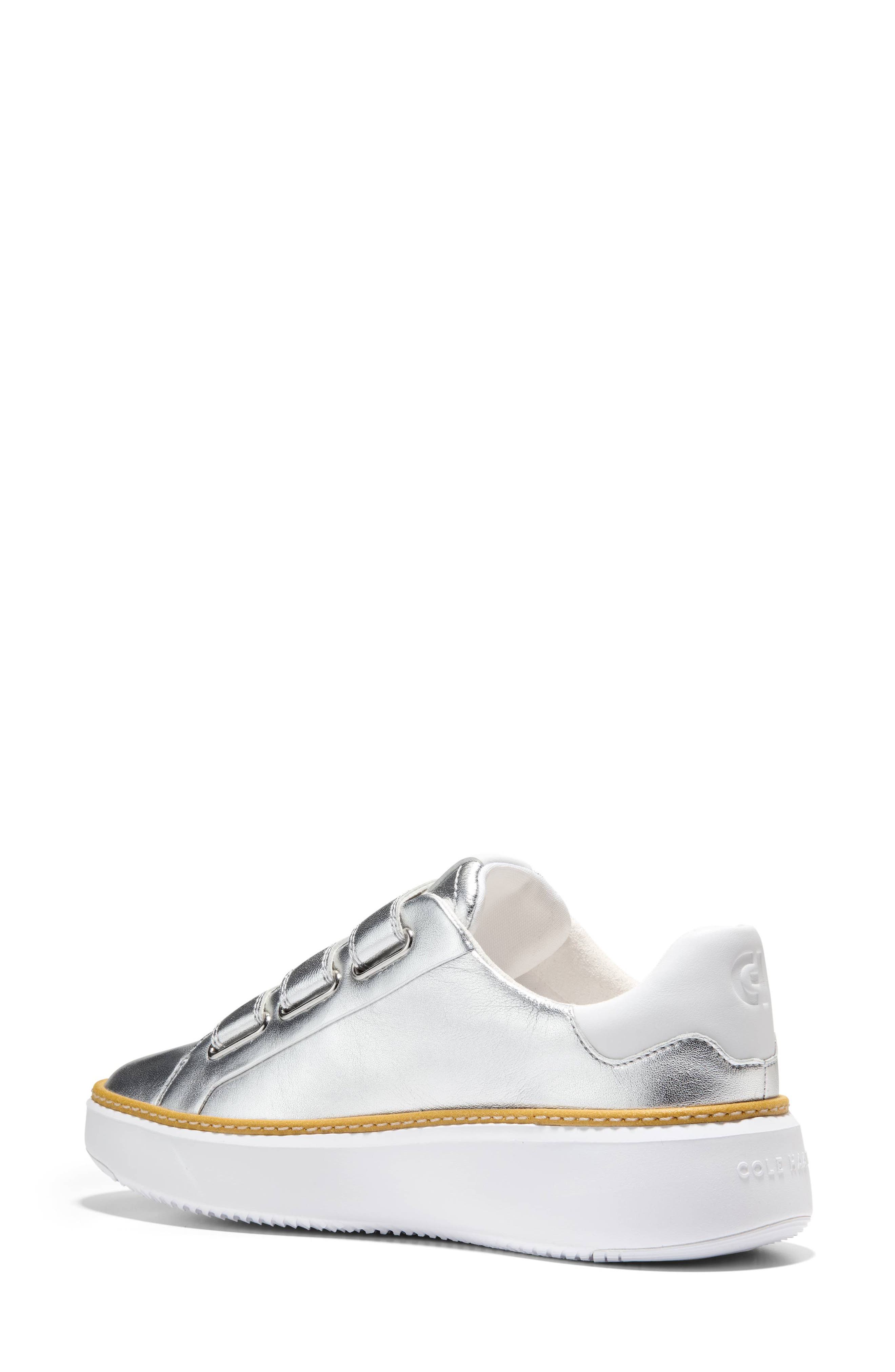 GrandPro Topspin Triple Strap Sneaker, Alternate, color, SILVER TALCA/ OPTIC WHITE