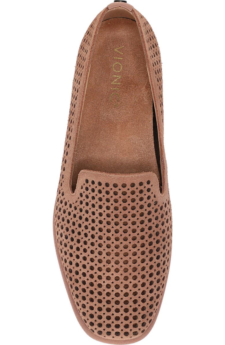 Vionic Willa 2.0 Perforated Flat, Alternate, color, Mocha Mousse