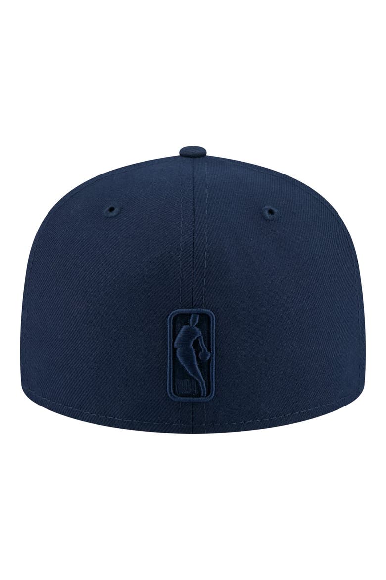 Men's New Era Navy Sacramento Kings Tonal Color Pack 59FIFTY Fitted Hat, Alternate, color, Navy