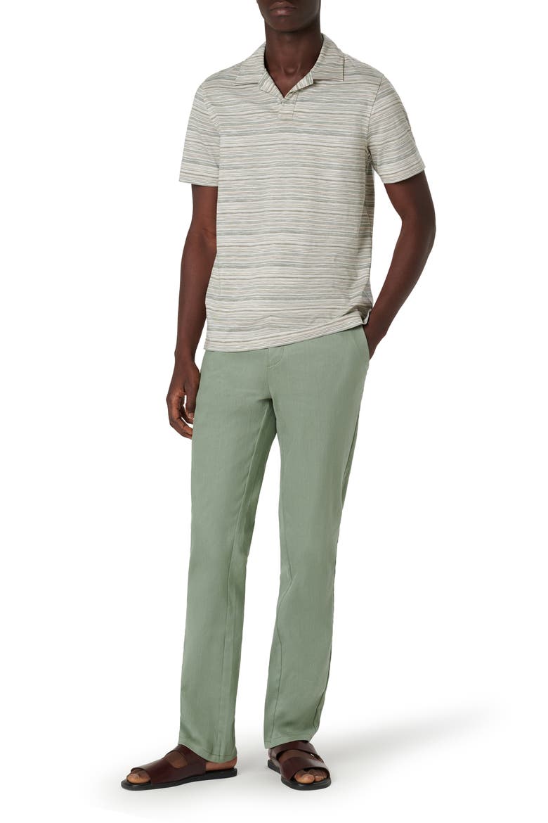 Johnny Collar Polo, Alternate, color, KHAKI