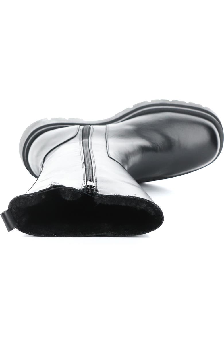 Bos. & Co. Marie Platform Boot, Alternate, color, Black Feel/ Murta Faux Fur