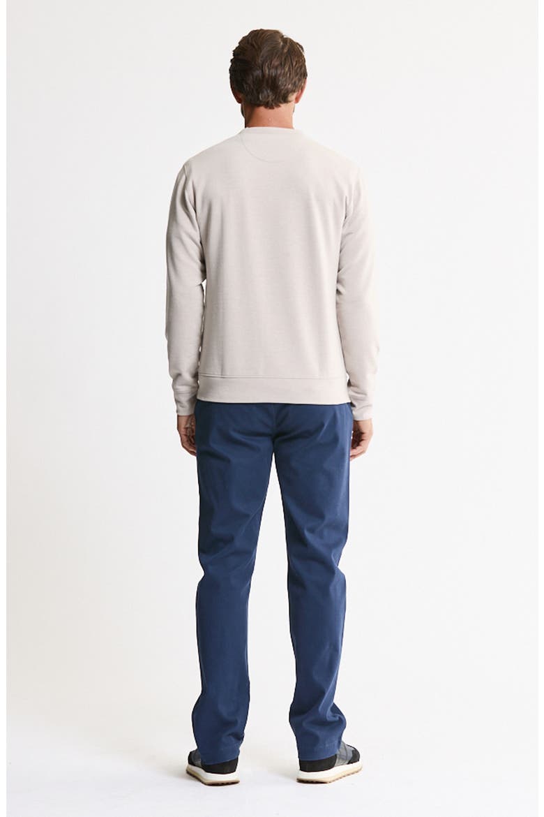 Soft Touch Fleece Crewneck Sweater, Alternate, color, STONE