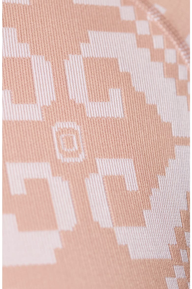 Fair Isle Jacquard Base Layer Top, Alternate, color, DECO BEIGE