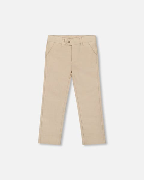 Boy's Slant Pocket Pants Light Taupe
