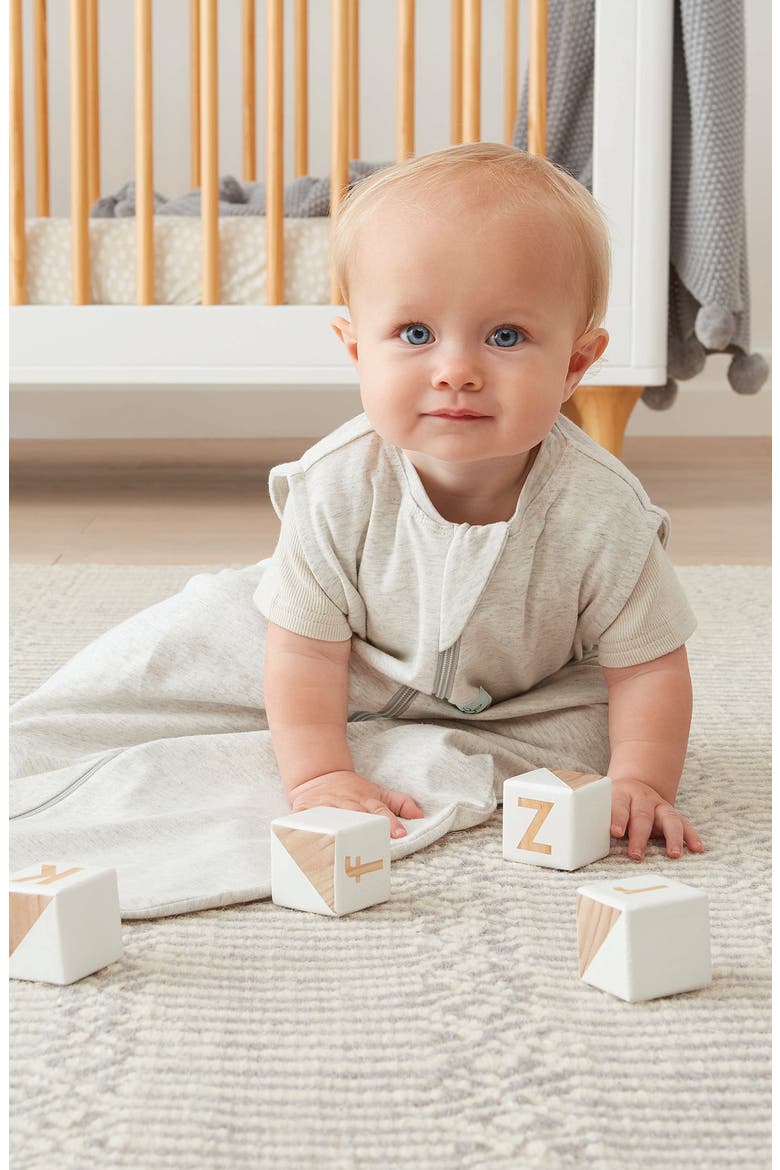 0.2 Tog Organic Cotton Wearable Blanket, Alternate, color, GRAY MARLE