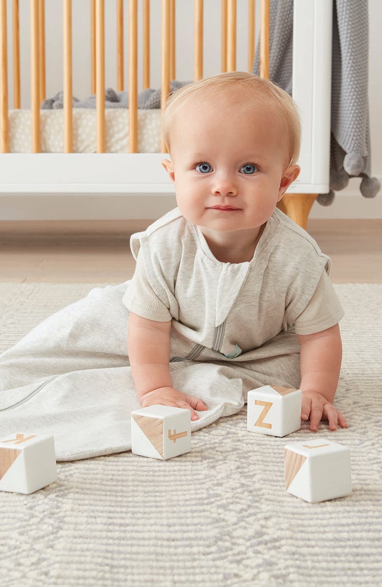 ergoPouch 0.2 Tog Organic Cotton Wearable Blanket, Alternate, color, Gray Marle