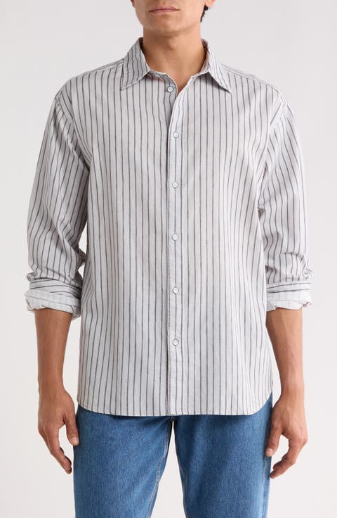 Mateo Long Sleeve Button Front Shirt