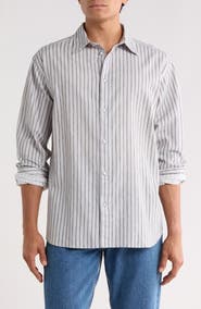 rag & bone Mateo Long Sleeve Button Front Shirt