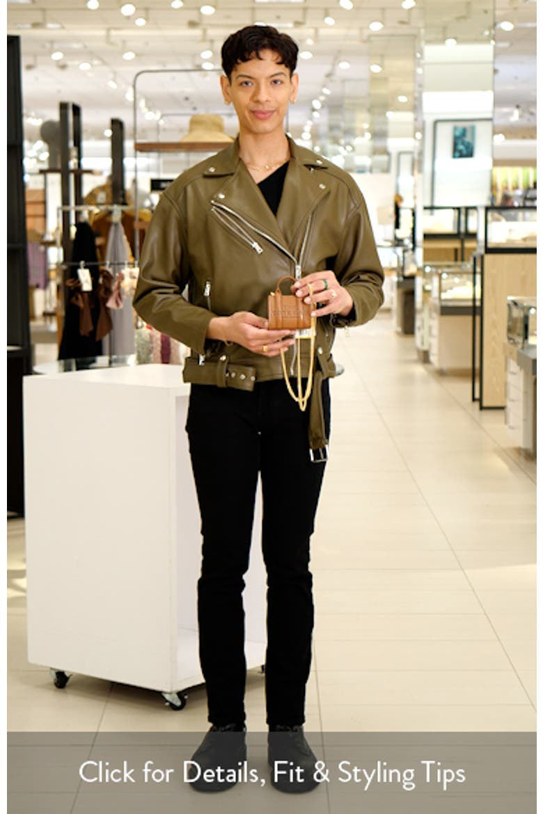The Nano Charm Tote Leather Crossbody Bag video