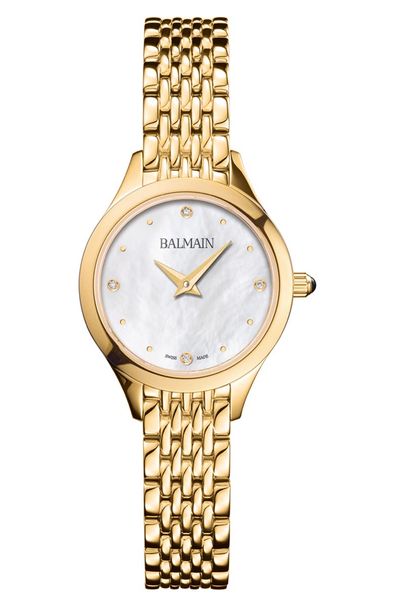 BALMAIN WATCHES de Balmain Bracelet Watch, 25mm, Main, color, Yellow Gold Pvd Coating
