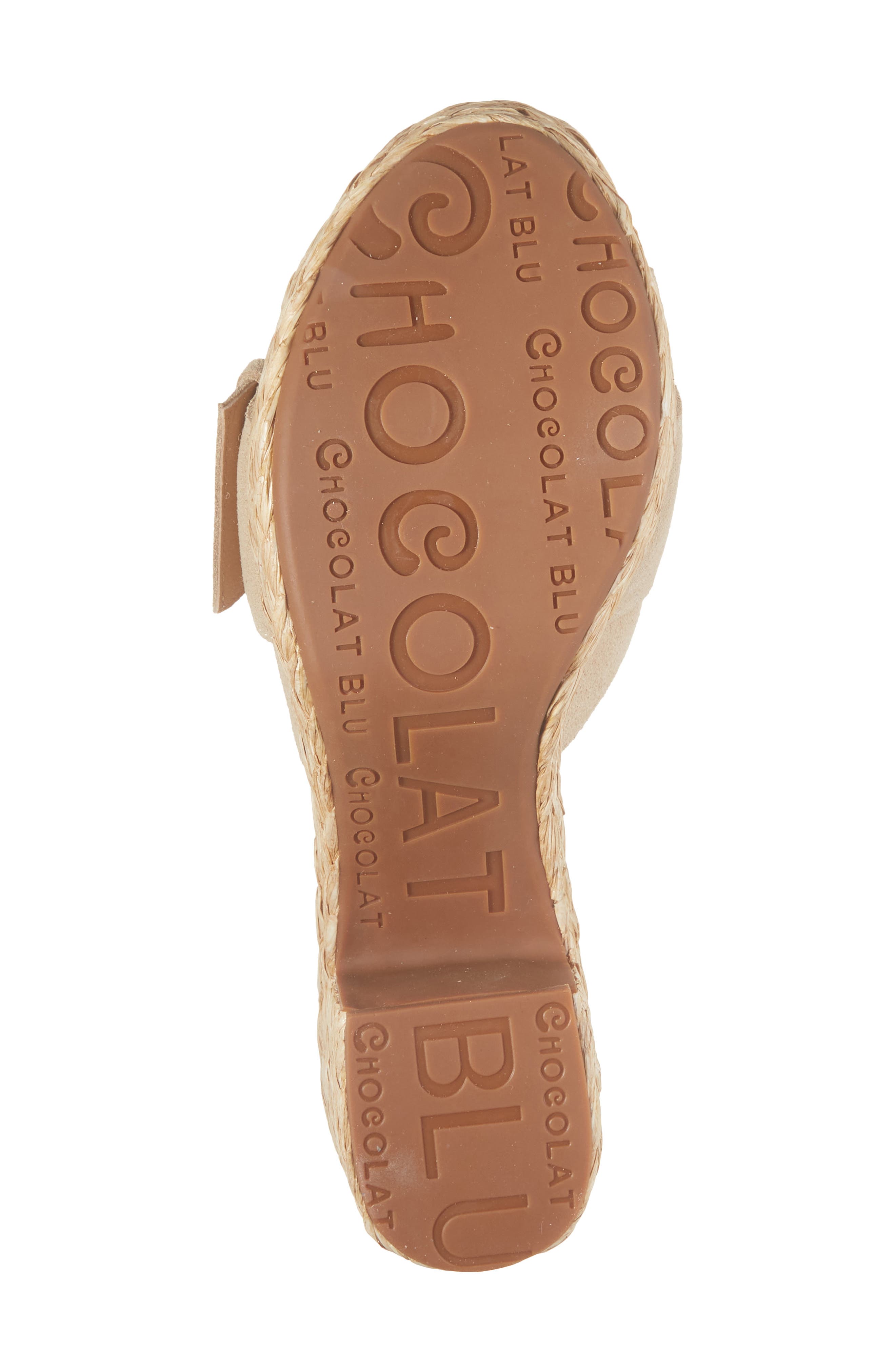 Chocolat Blu Garlyn Platform Sandal, Alternate, color, Latte Suede