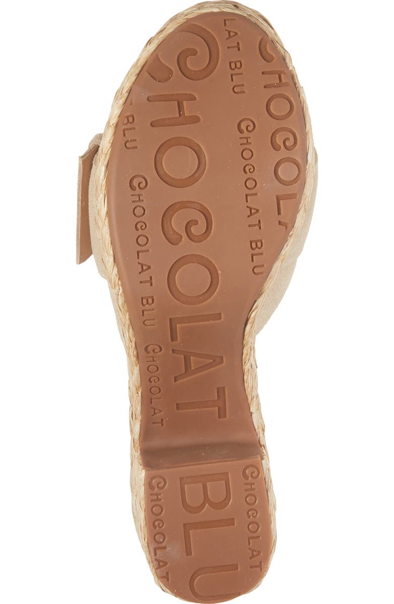 Chocolat Blu Garlyn Platform Sandal, Alternate, color, Latte Suede