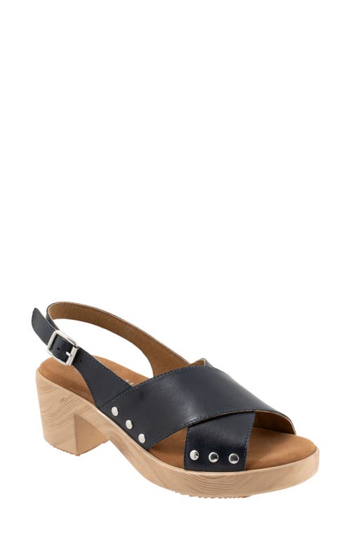 Softwalk ® Florence Slingback Platform Sandal In Navy