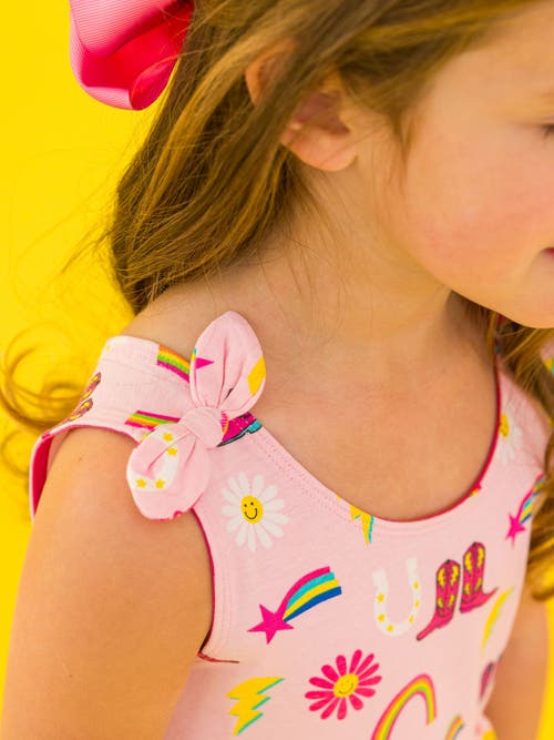 Shop Rufflebutts Girls Tie Shoulder Twirl Dress