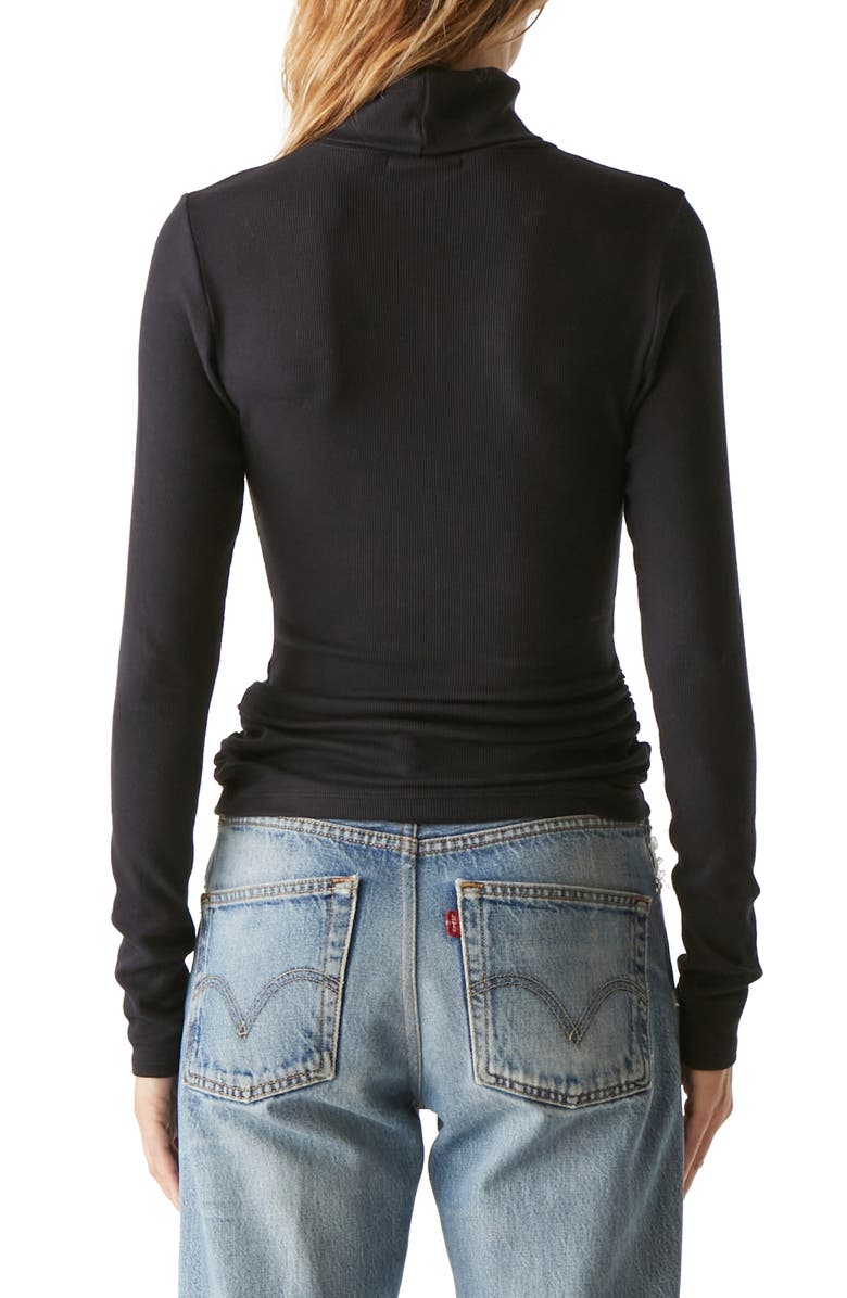 Michael Stars Beck Cotton Blend Turtleneck Top, Alternate, color, 