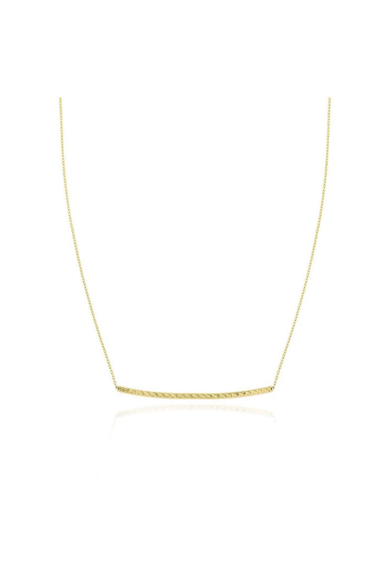 Sparkle Cut Bar Necklace, Main, color, Gold
