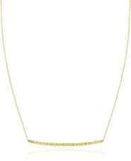 The Lovery Fine Jewelry Sparkle Cut Bar Necklace