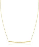 The Lovery Fine Jewelry Sparkle Cut Bar Necklace