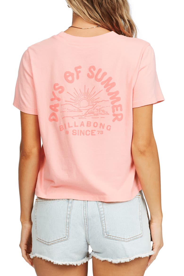 Eco Rockers Graphic Tee, Alternate, color, CORAL SANDS