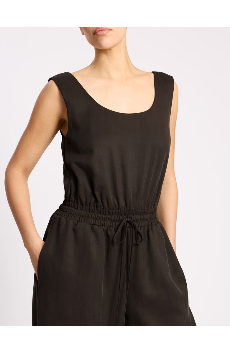 Albaray Tencel Balloon Leg Jumpsuit, Alternate, color, Chocolate