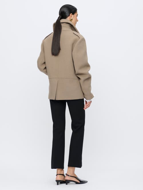 Callas Milano Franke- Zipper Front Moto Jacket In Brown
