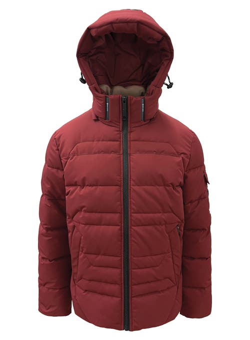 Point Zero Engineered Quilted Puffer In Paprika