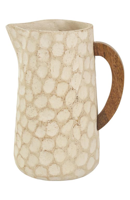 Sonoma Sage Home Set Of 2 Paper Mache Vases In Beige