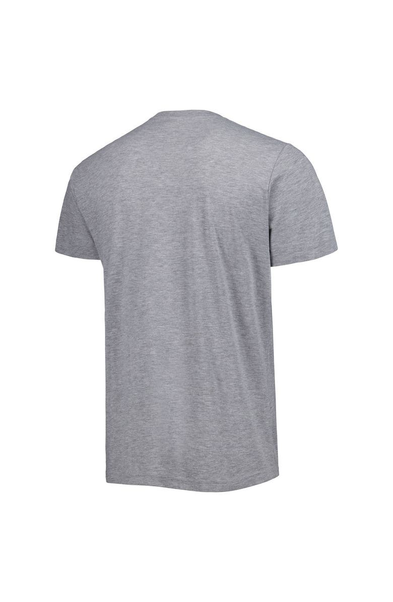 Homage Men's Homage Anthony Davis Gray Los Angeles Lakers Caricature Tri-Blend T-Shirt, Alternate, color,