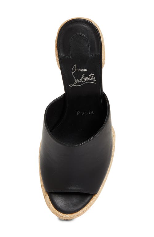 Christian Louboutin Calakala 85mm Leather Platform Mules