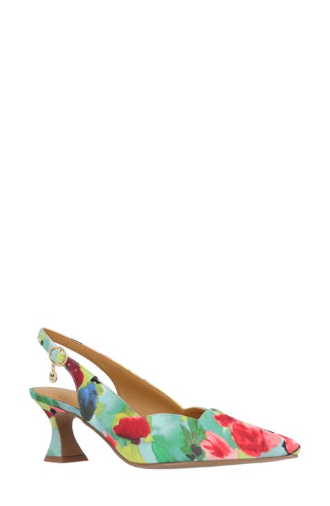 Anara Slingback Pointed Toe Pump (Women)